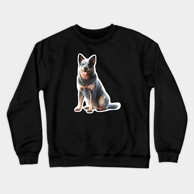 Australian Cattle Dog Crewneck Sweatshirt by millersye